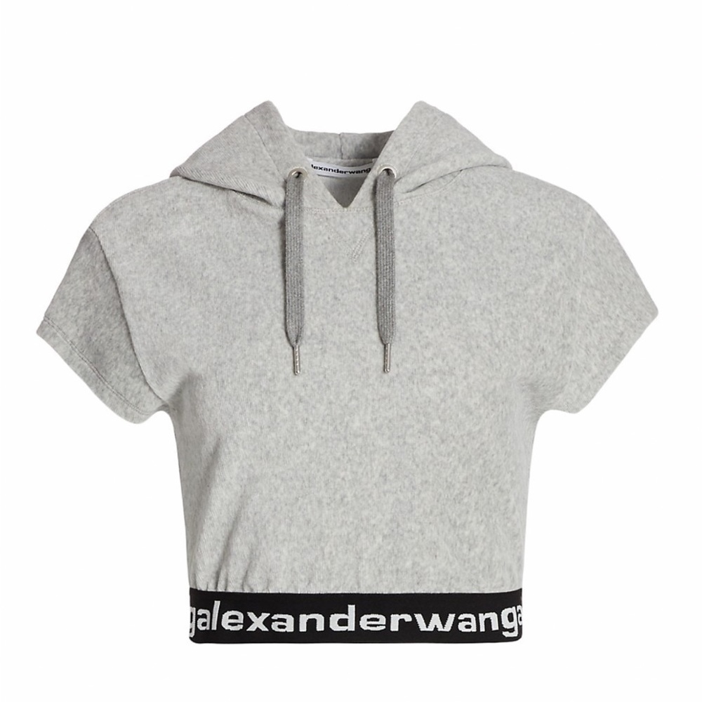 Stretch Corduroy Hooded T-Shirt